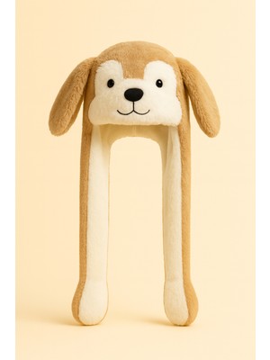 Köpek Aksesuarlı Peluş Kulaklık