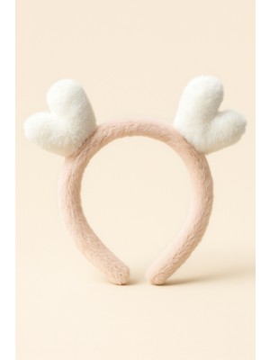 Çocuk Kalp Aksesuarlı Taç Pembe