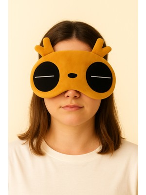 Kulak Aksesuarlı Göz Bandı