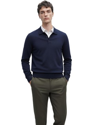 Anthony Jackson Premium Erkek Polo Yaka Triko Kazak Massimiliano