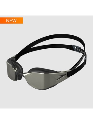 Speedo Fastskin Hyper Elite Mirror Unisex Gri Yüzücü Gözlüğü.-