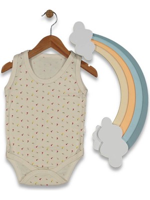 Nayinom 2120 Bebek Lale Desenli Çıtçıtlı Askılı Body