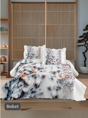 Yünteks Örtüm Çift Kişilik Kapitone Yatak Örtüsü