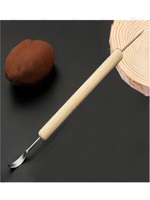 Artlantis Çömlek Kil Seramik Polimer Oyma Şekillendirici Çift Taraflı Detay Kalemi 1 Adet Seramik Modelaj Oyma