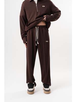 Respire Erkek Modal Baggy Eşofman Altı Kahve