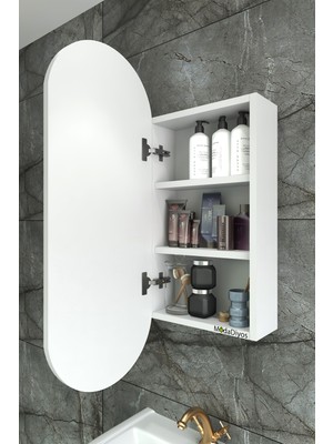 Modadiyos Elise Lavabo Üstü Wc, Banyo Dolabı