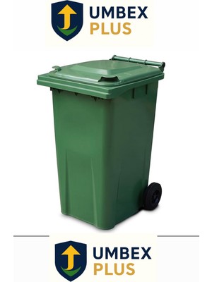 Umbex Plus 120 Lt Yeşil Çöp Konteyneri