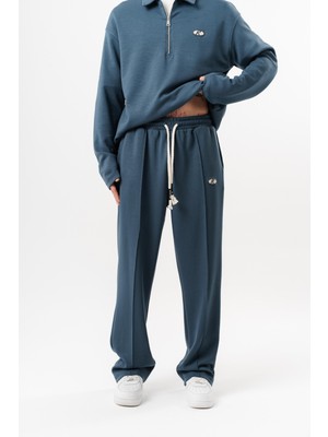 Respire Erkek Modal Baggy Eşofman Altı Petrol