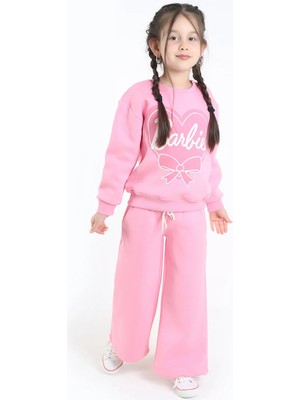 Kız Çocuk Kalın Şardonlu Eşofman Takım