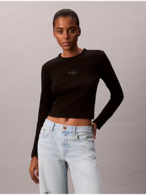 Calvin Klein Kadın Monologo Baby T-Shirt