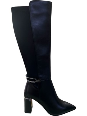 Orijinal Guja 112 Ortopedik Şık Topuklu Bayan Çizme