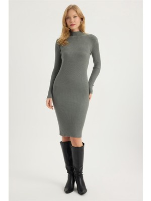 Home Store Simli Dik Yaka Elbise