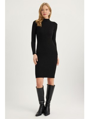 Home Store Simli Dik Yaka Elbise