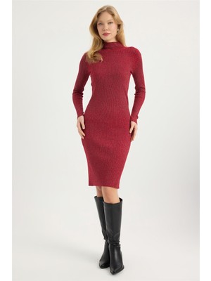 Home Store Simli Dik Yaka Elbise