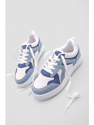 Marjin Kadın Sneaker Yüksek Taban Spor Ayakkabı Aryan