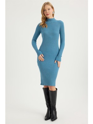 Home Store Simli Dik Yaka Elbise