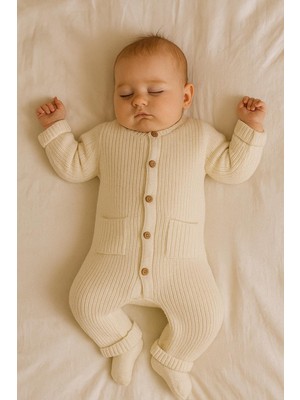 Montisu Triko Uzun Kollu Tulum % 100 Pamuk