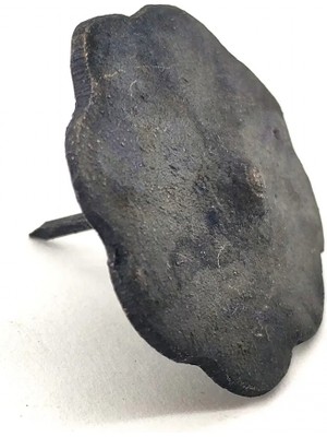 Pika Eco Lounge Antika Tarz Dekoratif Pirinç Çiçek Kabara - 40 Mm, Oksit