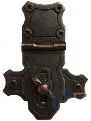 Pika Eco Lounge Dekoratif Anahtarlı Sandık Askısı - 40X55MM, Oksit, 1 Adet