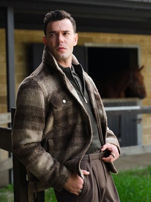 LC Waikiki Lcw Vision Kahverengi Rahat Kalıp Ekose Kaşe Erkek Gömlek Ceket