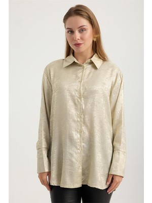 Home Store Simli Yaldızlı Gömlek