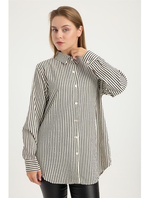 Home Store Kalın Çizgili Gömlek