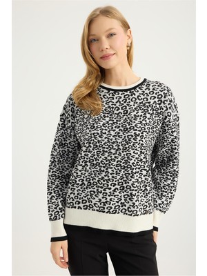 Home Store Simli Benek Desenli Triko