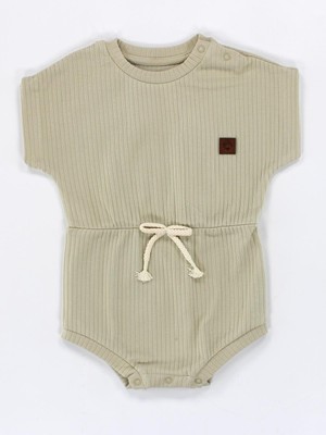 Kidaxi Bağcıklı Armalı Çıtçıtlı Body