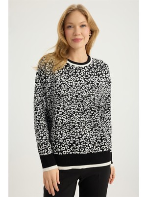 Home Store Simli Benek Desenli Triko