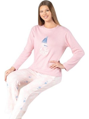 Royam Pijahome Kadın Kışlık Termal Uzun Kollu Pijama Takımı