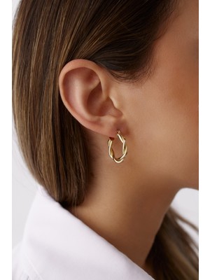 Yavuz Kuyumculuk 14 Ayar Altın Burma Küpe