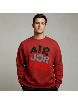 Hena The Best Bear Oversize Sweatshirt Kırmızı