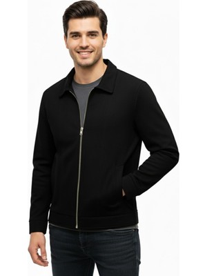 Dynamo Erkek Siyah Regular Fit Mevsimlik Süet Spor MONT8091 BGL-ST05013