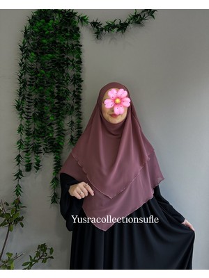 Yüsra Collection Tesettür Orta Boy Şifon Sufle