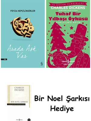 Everest Yayınları Arada Aşk Var + Tuhaf Bir Yılbaşı Öyküsü + Bir Noel Şarkısı