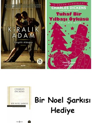 Alfa Yayınları Kiralık Adam + Tuhaf Bir Yılbaşı Öyküsü + Bir Noel Şarkısı