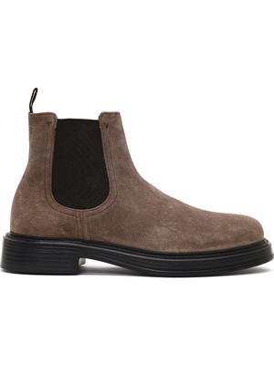 Derimod Erkek Vizon Süet Deri Chelsea Bot 25WFD611010