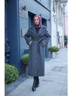 Kadeem Giyim Elzem Moskov Kaşe Kaban -7006