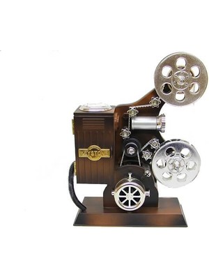 Skygo Film Makinesi Müzikli Müzik Kutusu Dekoratif Ev Ofis Hediyelik