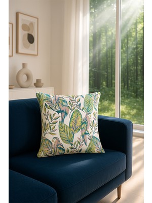 Premier Home Jakar Kırlent Kılıfı Papağan Yeşil V1 45X45