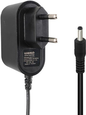 Weko 9 Volt - 1 Amper 3.5*1.35 Uçlu Yerli Üretim Priz Tipi Adaptör