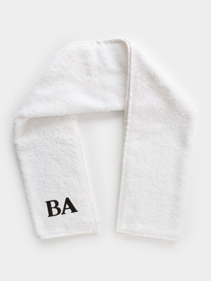 LIWOGY Baş Harf Işlemeli Kişiselleştirilebilir Spor Havlusu / Gym Havlusu / Pamuklu Havlu