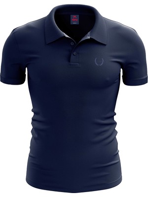 Spqr Polo T-Shirt Sanctus Lacivert