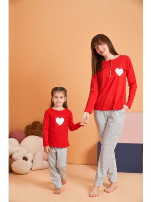 Aesco Pjs 28062 Kadın Patlı Pijama Takım