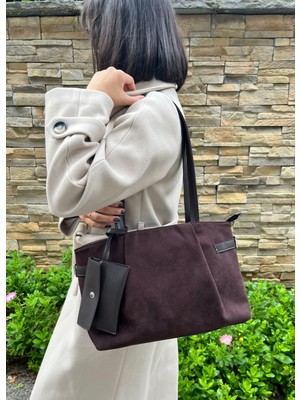 Vazıradk Velina Süet Omuz Çantası