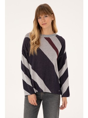 U.S. Polo Assn. Kadın Krem Bisiklet Yaka Kazak 50309642-VR256