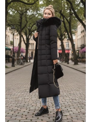 Barbora Günlük Kışlık Tam Boy Kadın Şişme Mont