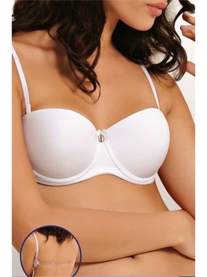Pilelistore Nbb 3616 Sırtı Şeffaf Straplez Sütyen