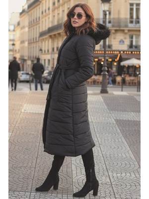 Barbora Günlük Kışlık Tam Boy Kadın Şişme Mont