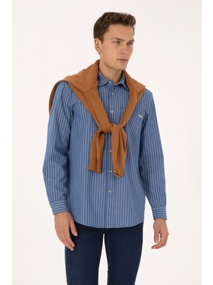 U.s. Polo Assn. Erkek Açık Mavi Gömlek Jean 50309882-DN0021